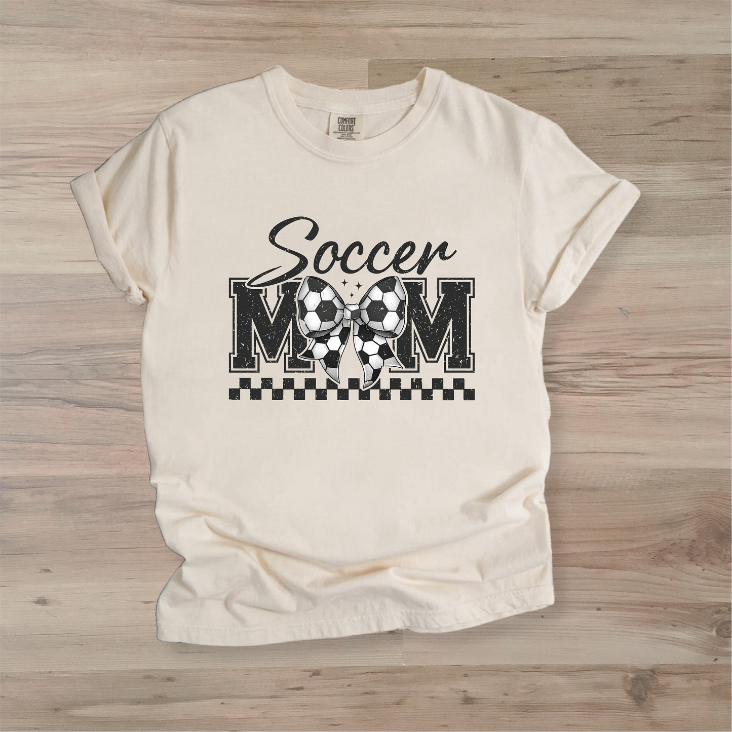 Coquette Soccer Mom Bow T-Shirt