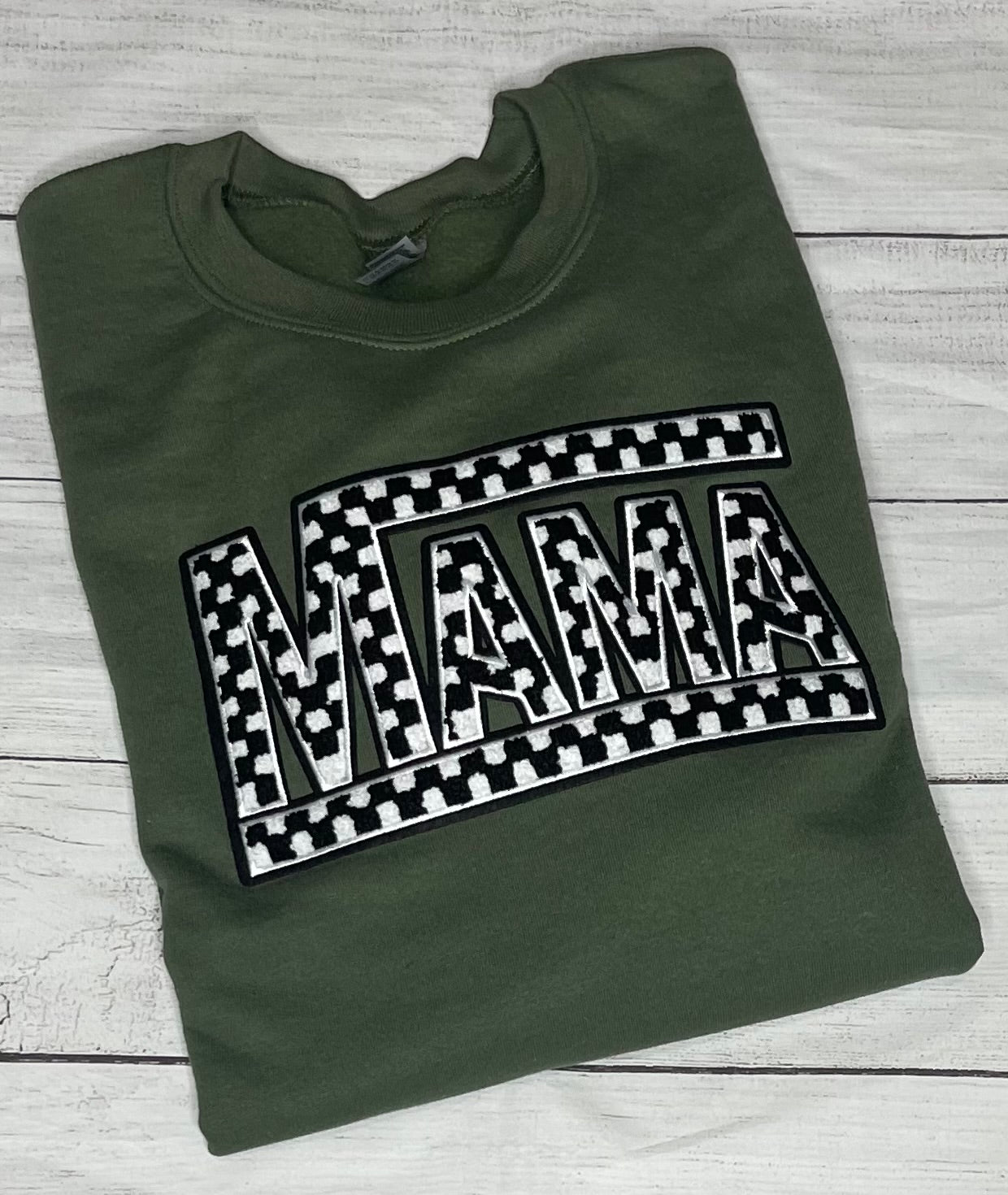 Checkered Mama - Sweater