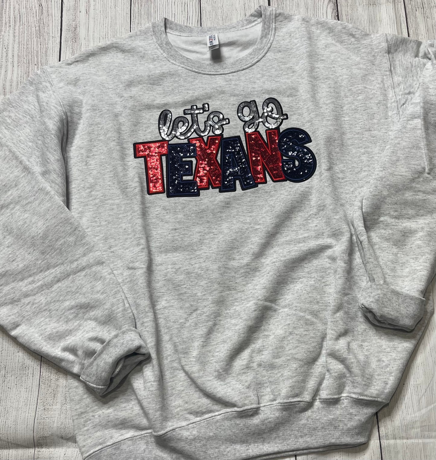 Lets Go Texans Sweater