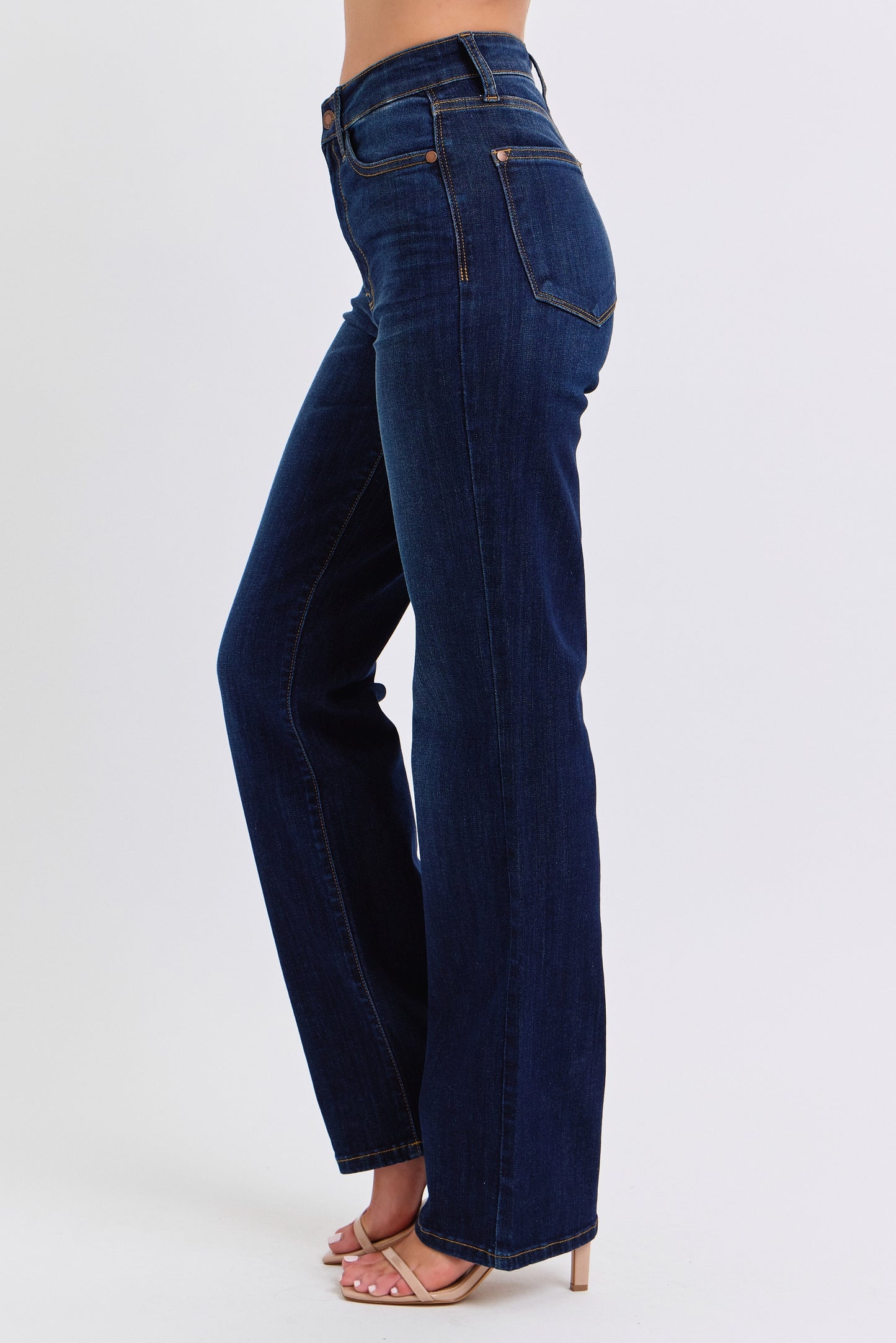 Judy Blue High Waist Straight Denim Jean  - 82627