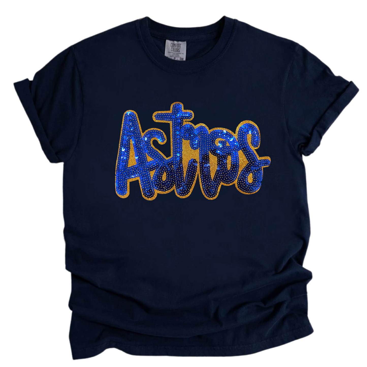 Astros Sequin Patch T-Shirt