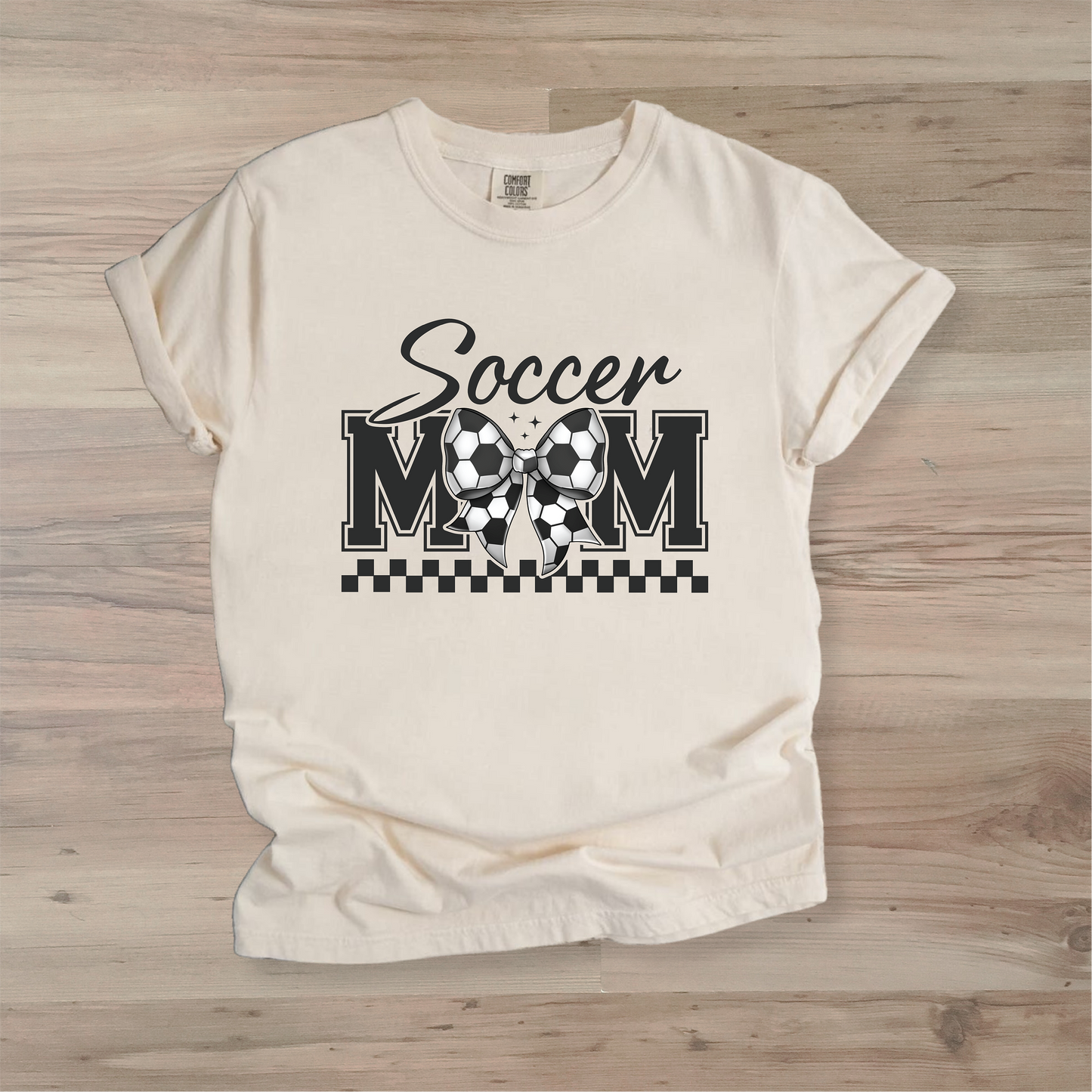 Coquette Soccer Mom Bow T-Shirt
