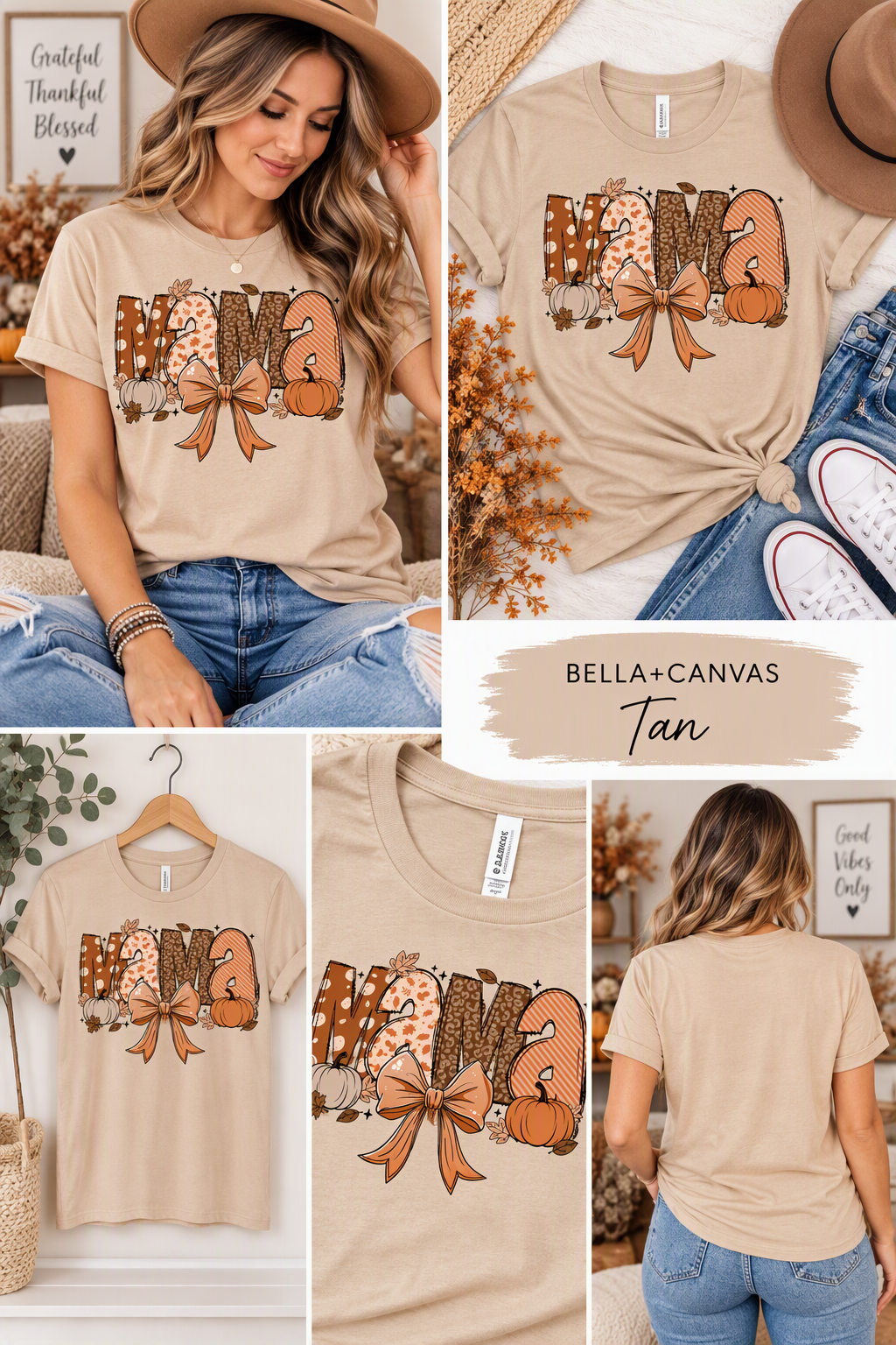 Fall Mama Coquette Pumpkin T-Shirt