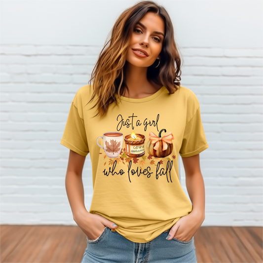 Just A Girl Who Loves Falls T-Shirt