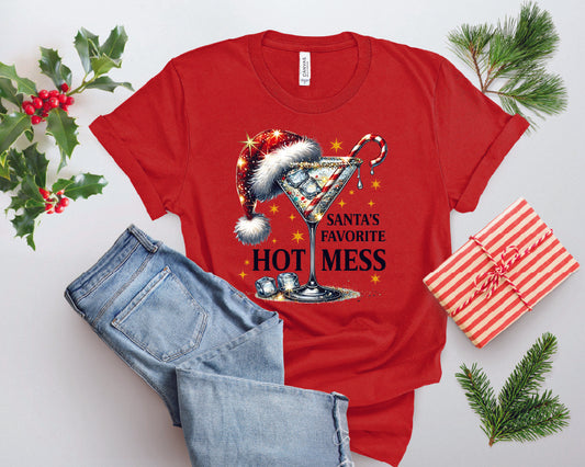 Santa's Favorite Hot Mess T-Shirt