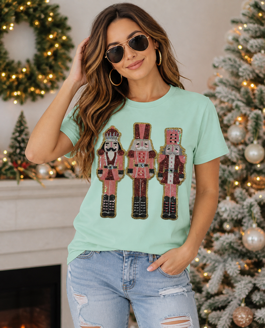 Nutcraker Sequin Patch T-Shirt